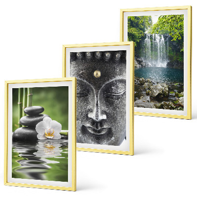 Nástenná galéria Harmonické kamene voda Budha