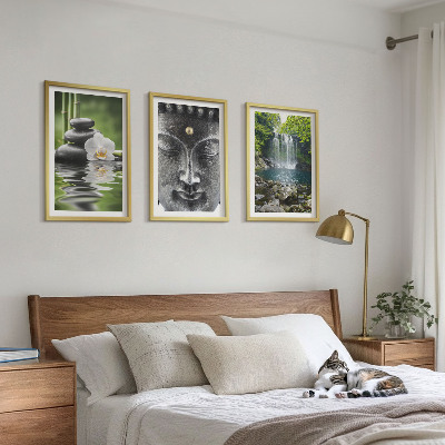 Nástenná galéria Harmonické kamene voda Budha