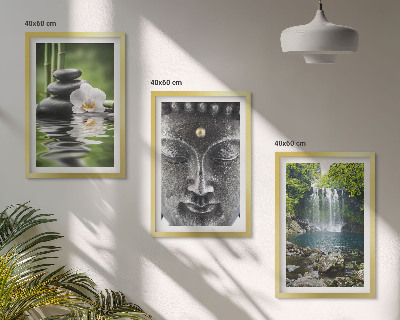 Nástenná galéria Harmonické kamene voda Budha