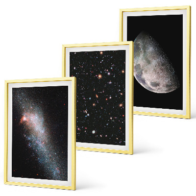 Nástenná galéria vesmír galaxie hviezdy mesiac
