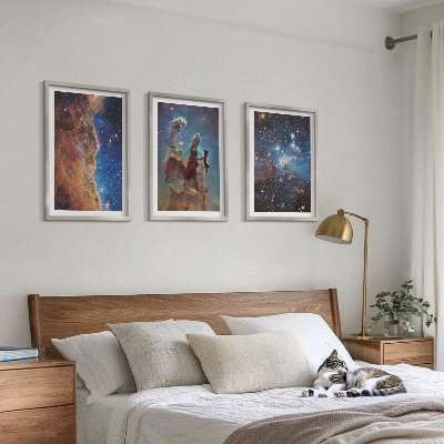 Sada nástenných dekorácií Vesmírne krajiny galaxií