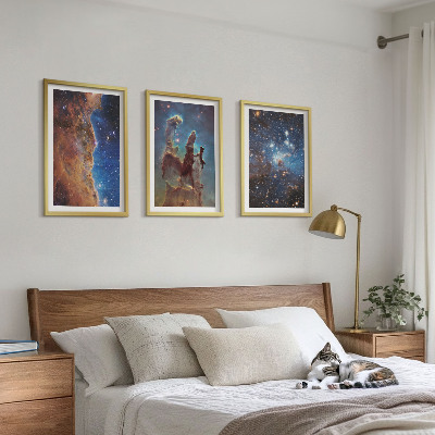 Sada nástenných dekorácií Vesmírne krajiny galaxií