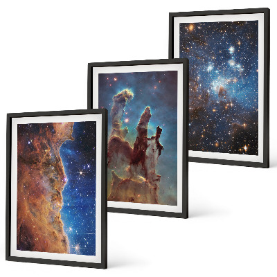 Sada nástenných dekorácií Vesmírne krajiny galaxií