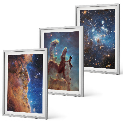 Sada nástenných dekorácií Vesmírne krajiny galaxií