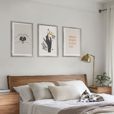 Nástenná galéria Minimalistické boho ilustrácie
