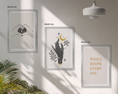 Nástenná galéria Minimalistické boho ilustrácie