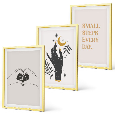 Nástenná galéria Minimalistické boho ilustrácie