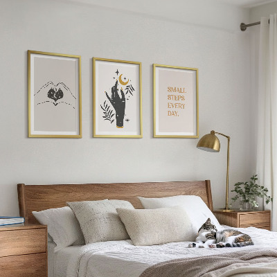 Nástenná galéria Minimalistické boho ilustrácie