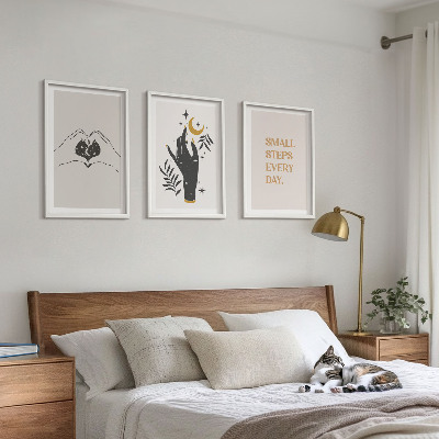 Nástenná galéria Minimalistické boho ilustrácie