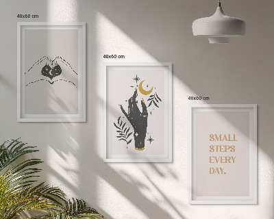 Nástenná galéria Minimalistické boho ilustrácie