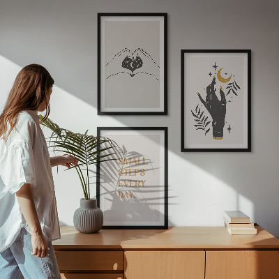 Nástenná galéria Minimalistické boho ilustrácie