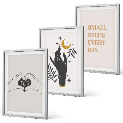 Nástenná galéria Minimalistické boho ilustrácie