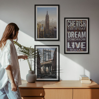 Nástenná galéria Citát z newyorských krajín