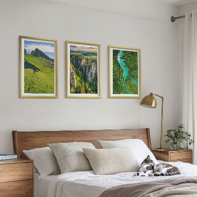 Nástenná galéria Zelené hory rieka skaly