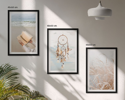 Sada nástenných dekorácií Pokojné letné boho krajiny