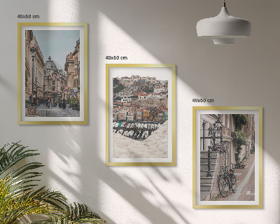 Sada nástenných dekorácií Očarujúce uličky mestského prístavu