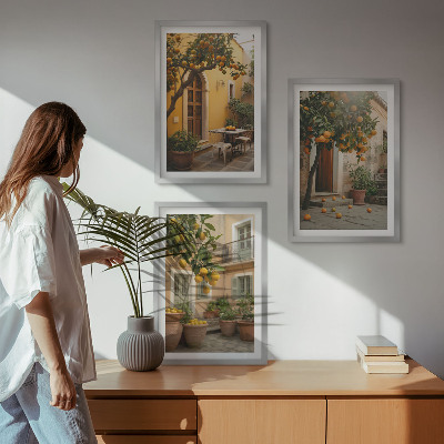 Nástenná galéria Citrusové slnko zo záhrady