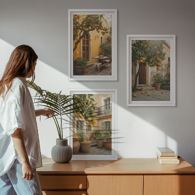 Nástenná galéria Citrusové slnko zo záhrady