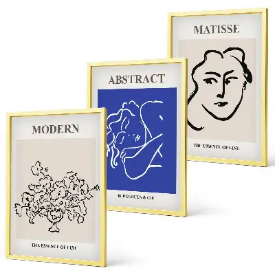 Sada nástenných dekorácií moderné plagáty v štýle Matisse