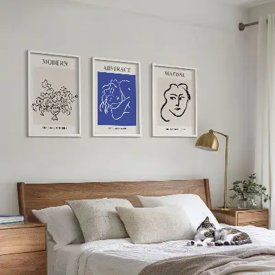 Sada nástenných dekorácií moderné plagáty v štýle Matisse
