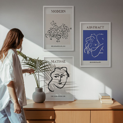 Sada nástenných dekorácií Matisseove moderné plagáty