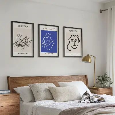 Sada nástenných dekorácií moderné plagáty v štýle Matisse