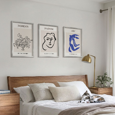 Nástenná galéria Abstraktné minimalistické plagáty