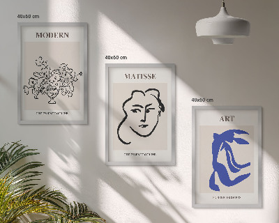 Nástenná galéria Abstraktné minimalistické plagáty