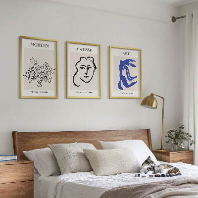 Nástenná galéria Abstraktné minimalistické plagáty
