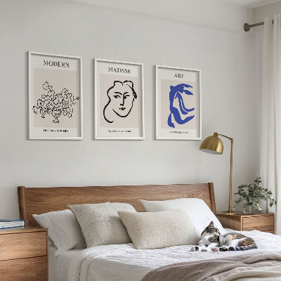 Nástenná galéria Abstraktné minimalistické plagáty