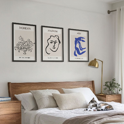 Nástenná galéria Abstraktné minimalistické plagáty