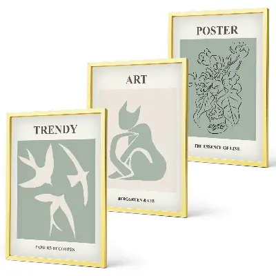 Sada nástenných dekorácií štýlové ilustrácie v štýle Matisse