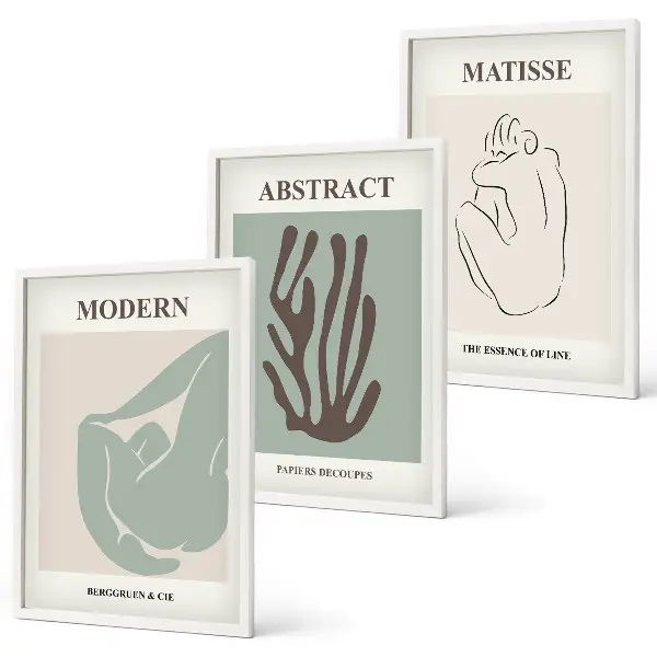 Nástenná galéria štýlové abstraktné obrazy v štýle Matisse