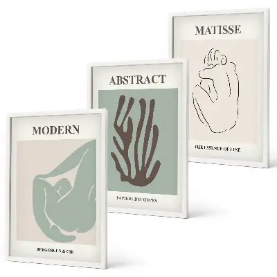 Nástenná galéria štýlové abstraktné obrazy v štýle Matisse