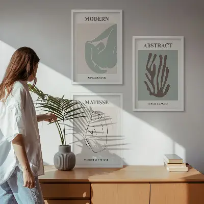Nástenná galéria štýlové abstraktné obrazy v štýle Matisse