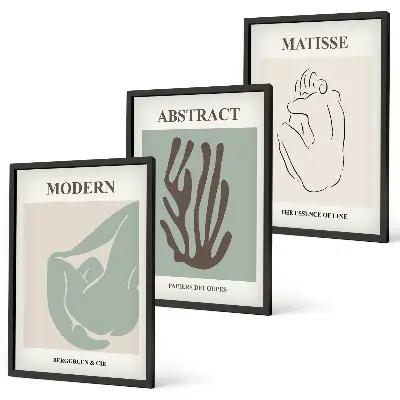 Nástenná galéria štýlové abstraktné obrazy v štýle Matisse