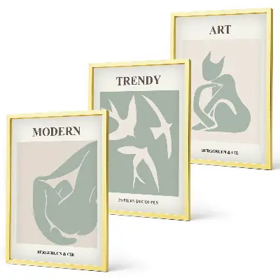 Nástenná galéria abstraktné postavy v štýle Matisse