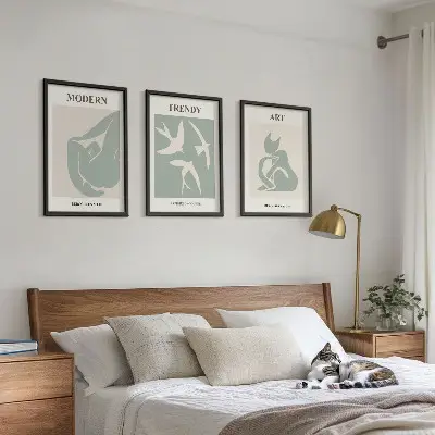 Nástenná galéria abstraktné postavy v štýle Matisse