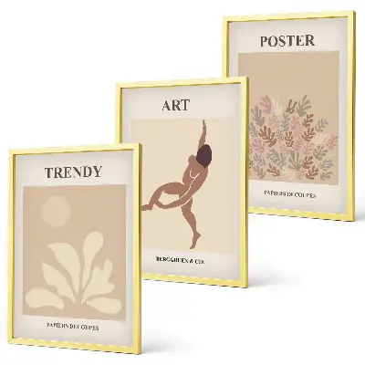 Nástenná galéria abstraktné formy v štýle Matisse