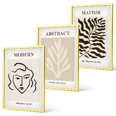 Nástenná galéria obraz s motívom tváre v štýle Matisse