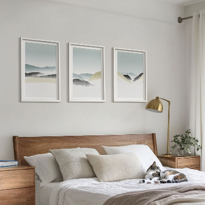 Nástenná galéria Minimalistické pastelové hory