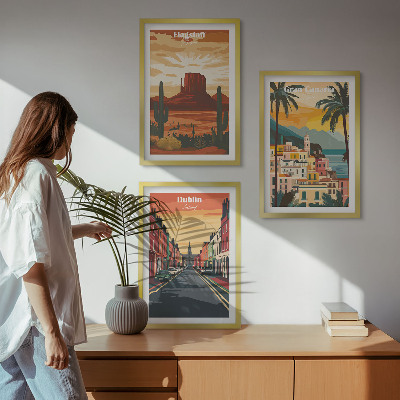 Nástenná galéria Krajiny prírodných miest