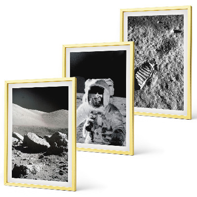 Sada nástenných dekorácií Fotografie mesačného astronauta z NASA