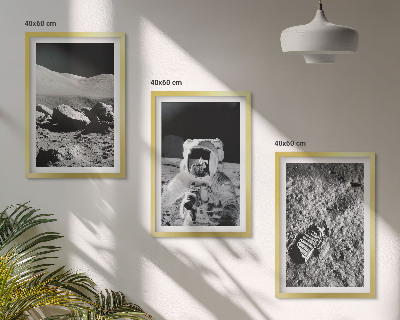 Sada nástenných dekorácií Fotografie mesačného astronauta z NASA