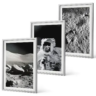 Sada nástenných dekorácií fotografie mesačného astronauta od NASA