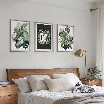 Sada nástenných dekorácií Tropické rastliny Plant Lady