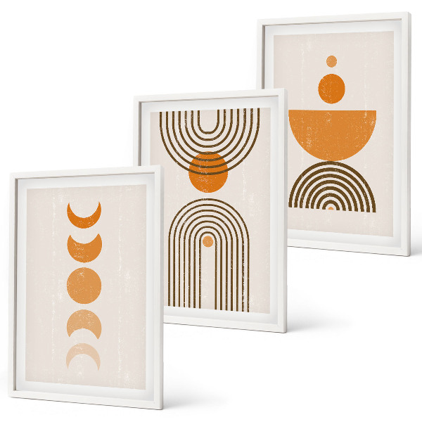 Nástenná galéria Boho minimalistické dekorácie