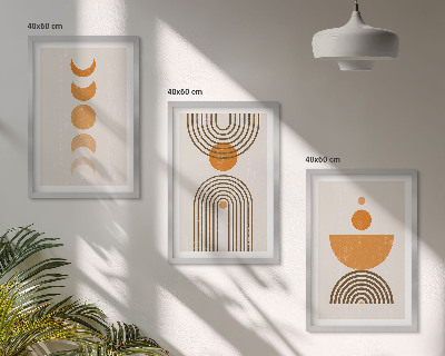 Nástenná galéria Boho minimalistické dekorácie
