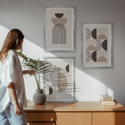 Nástenná galéria Abstraktné minimalistické vzory