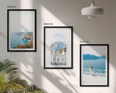 Sada nástenných dekorácií Morská architektúra Grécka